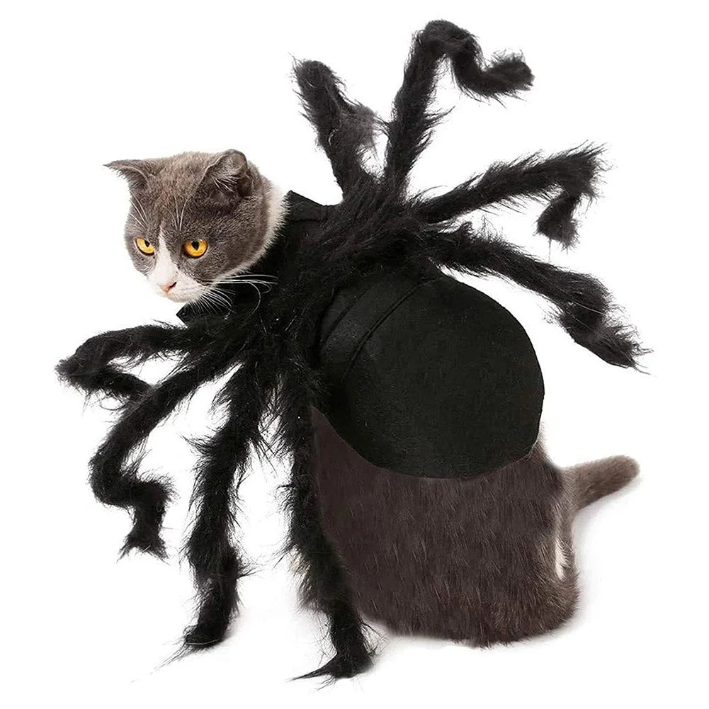 Halloween Spider Clothes for Pet Dog Cat Spider Costumes Dressing up Pet Clothes Pet Halloween Props Party Clothing Accessories