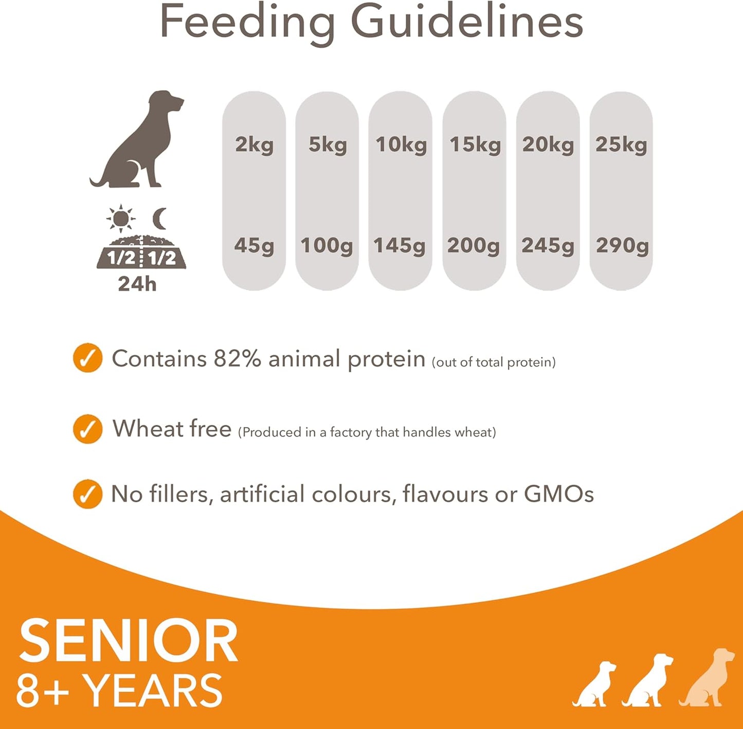 Senior Small Medium Complete Dry Dog Food Chicken 3Kg - with Dentalcare System