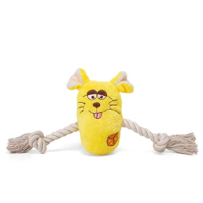 Soft Plush Mouse Pet Toys Animal Rabbit Durable Squeaky Sound Toys for Cat Dog Toy Dogs Chew Squeak Interesting Fleece Toys