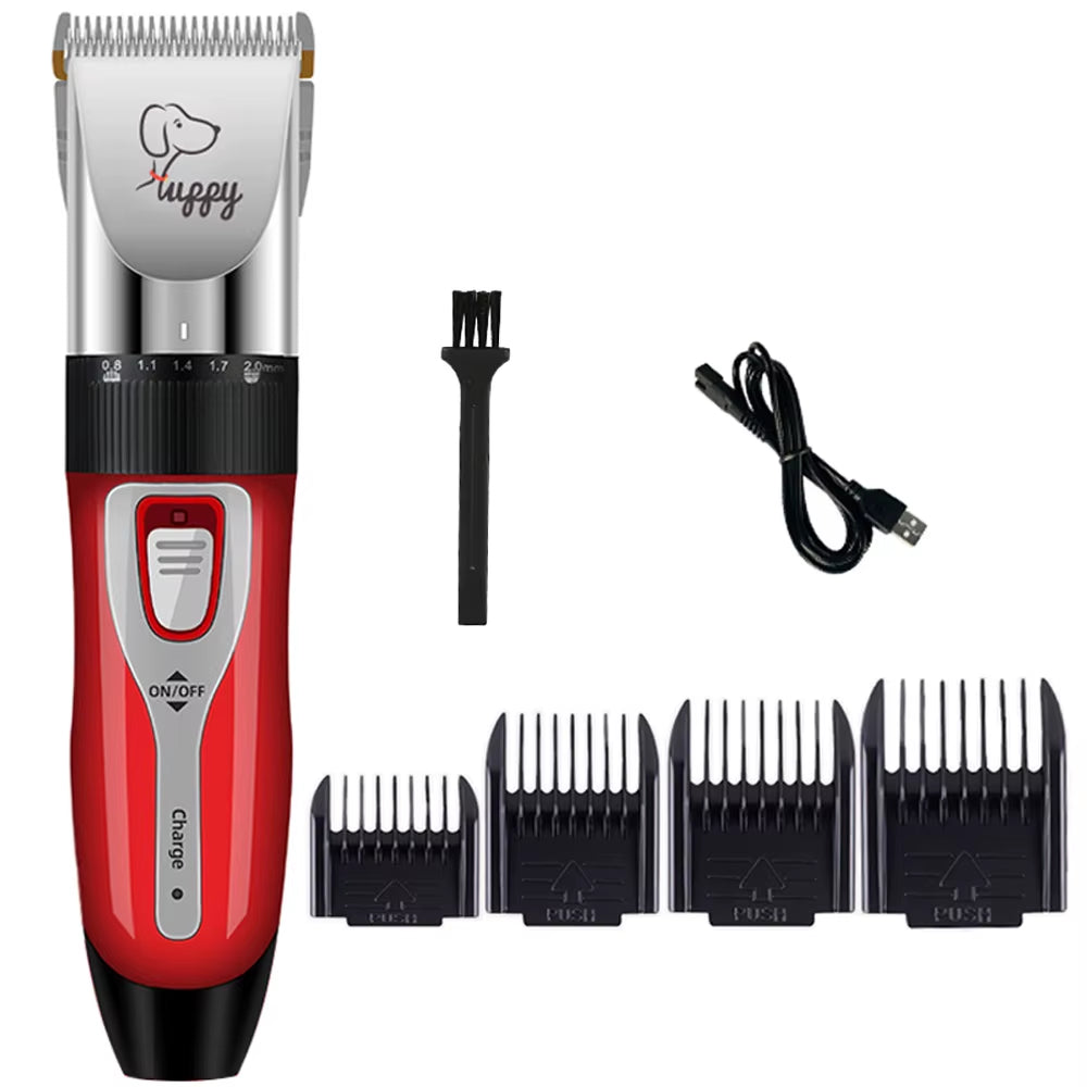 Dog Clipper Pet/Cat/Rabbit Hair Clippers Grooming Haircut Professional Trimmer Shaver Set Pets Cordless Rechargeable Promotions