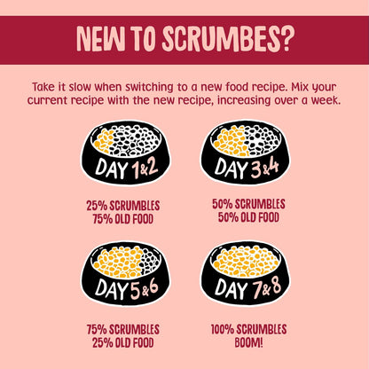 Scrumbles All Natural Dry Cat Food with 75% Chicken and Fresh Salmon, High Protein Food for Adults and Seniors, 750 G