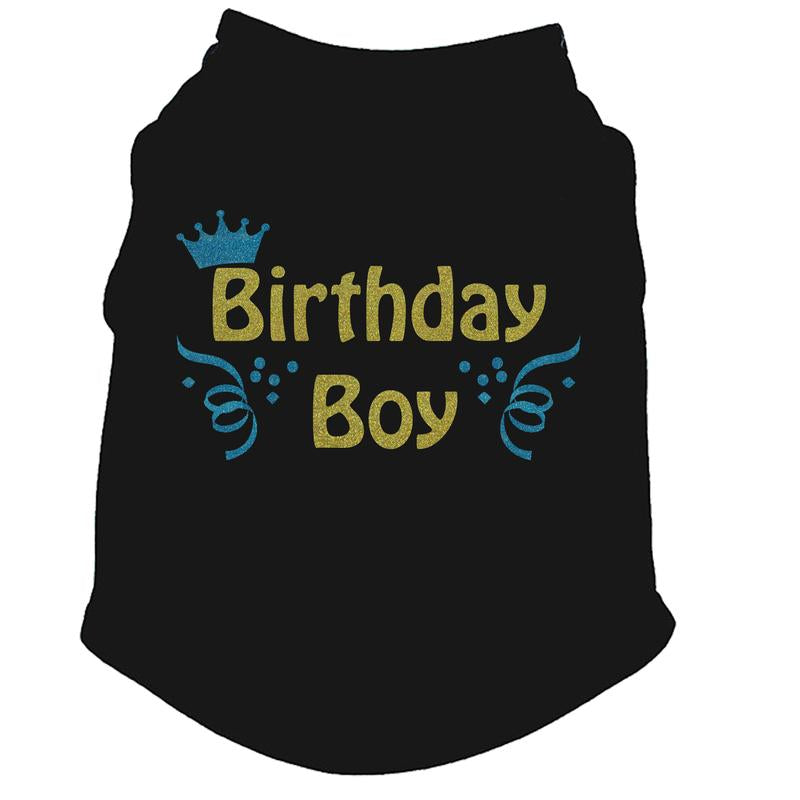 Birthday Boy Pet T-Shirt~ Dog or Cat Tee ~ Clothes