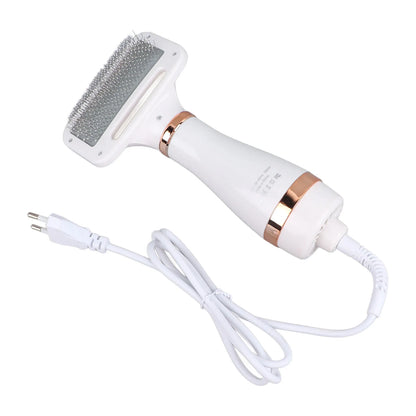 Dog Hair Dryer Portable Pet Grooming Dryer 2 in 1 Handheld Dog Slicker Brush and Dog Hair Dryer for Dogs Cats EU Plug 220V