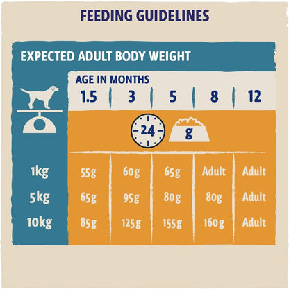 Puppy Small Breed Dry Dog Food Chicken 2Kg