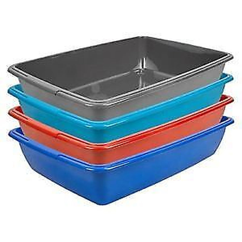 Whitefurze 40Cm Large Size Plastic Cat Litter Tray Home Tidy Pet Care Paper Tray
