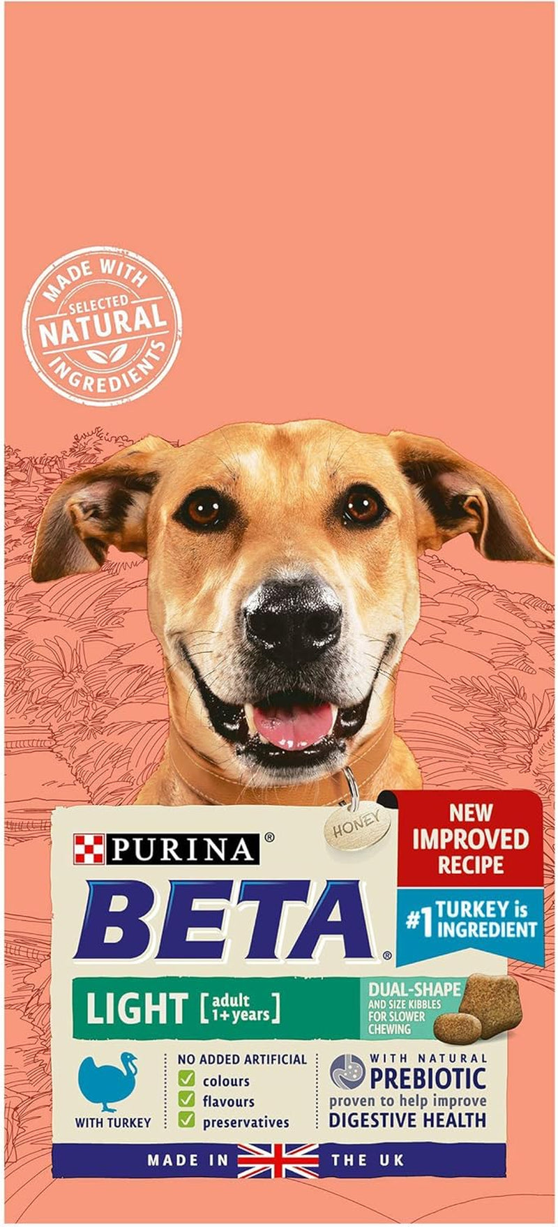 Light Adult Dry Dog Food Turkey 2Kg