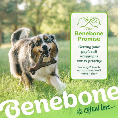 Indestructible Wishbone Dog Chew Toy for Aggressive Chewers, Long Lasting Tough Boredom Breaker for Dogs, Real Bacon Flavour, for Small Dogs, Made in the USA.