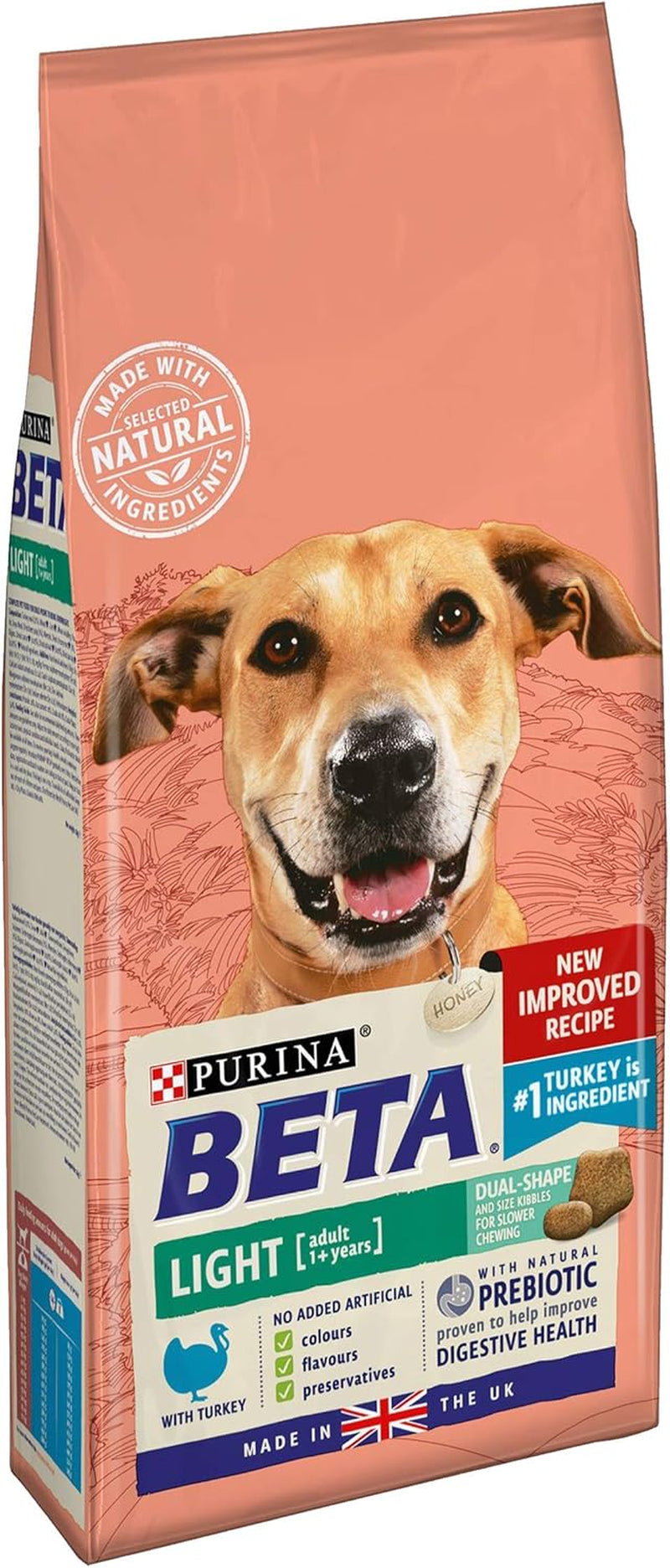 Light Adult Dry Dog Food Turkey 2Kg