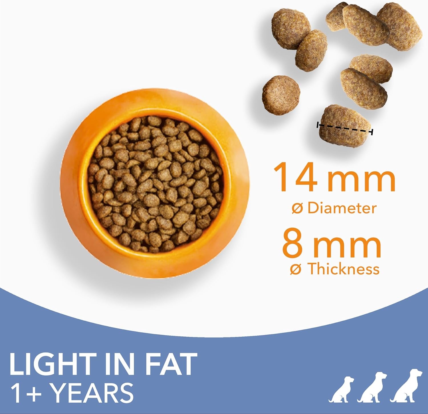 Light in Fat Complete Dry Dog Food Chicken 12Kg - 30% Lower Fat Formula