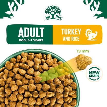 Dog Adult Hypoallergenic Dry Food Turkey and Rice 2 Kg