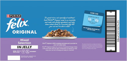 Felix Original Mixed Selection in Jelly Wet Cat Food 40X85G