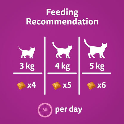 Whiskas Relax and Unwind - Cat Treats - Small Bite Size Snacks with Chicken Filling - 8 X 45 G