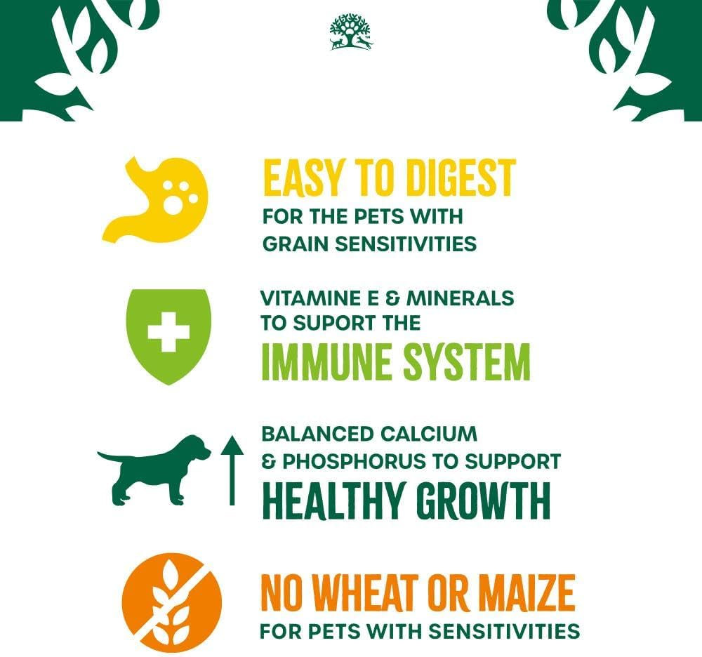 Dog Puppy Hypoallergenic Dry Food Grain Free Turkey 1.5 Kg