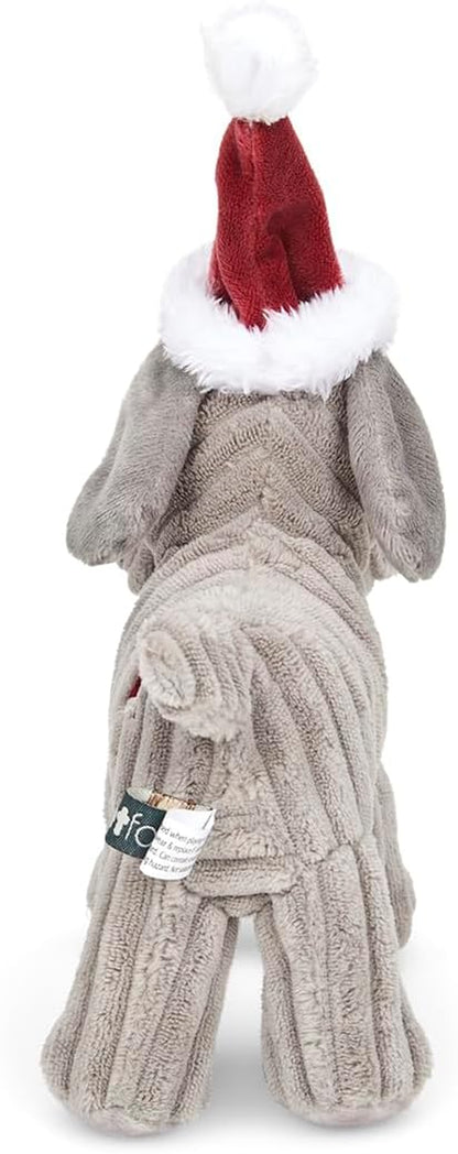 Christmas Freddi Plush Dog Toy with Built-In Squeaker (Pack of 1)