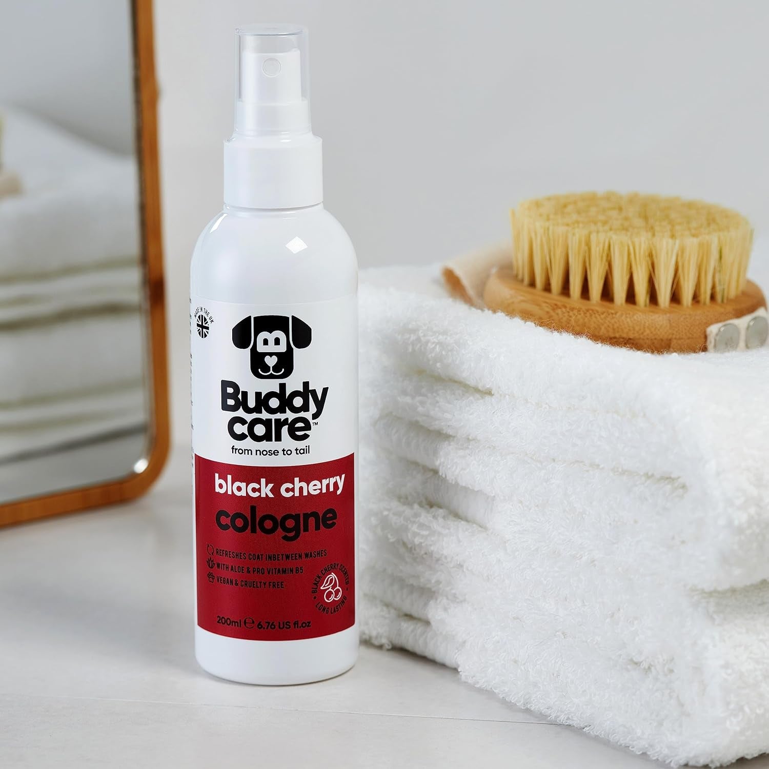 Buddycare Dog Cologne Spray Scented (200Ml) Refreshing Dog Perfume for Smelly Dogs | Safe to Skin Formula Dog Deodorant Spray for Smelly Dogs