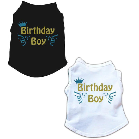 Birthday Boy Pet T-Shirt~ Dog or Cat Tee ~ Clothes
