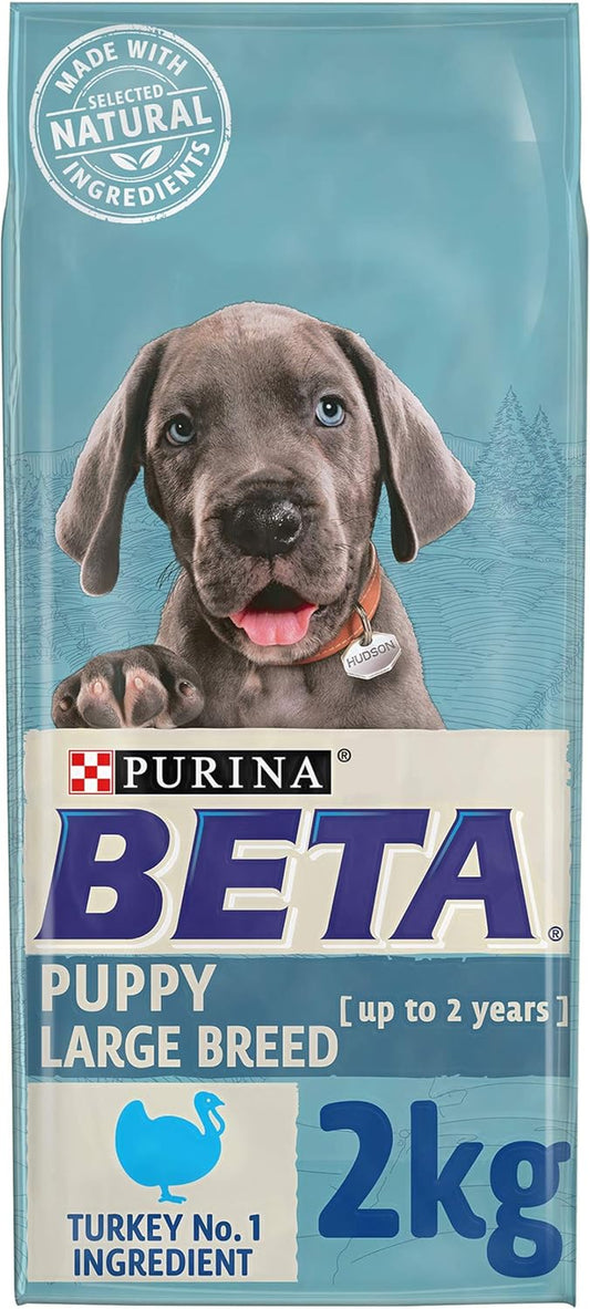 Puppy Large Breed Dry Dog Food Turkey 2Kg Blue