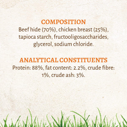 Delights Chicken Chew Bone S, Healthy Chew Snack for Small Dogs, 1 Piece