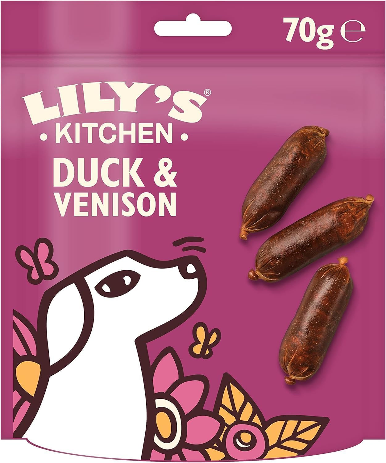 Natural Dog Treats Multipack - Beef Mini Burgers, Duck and Venison Sausages, Chi
