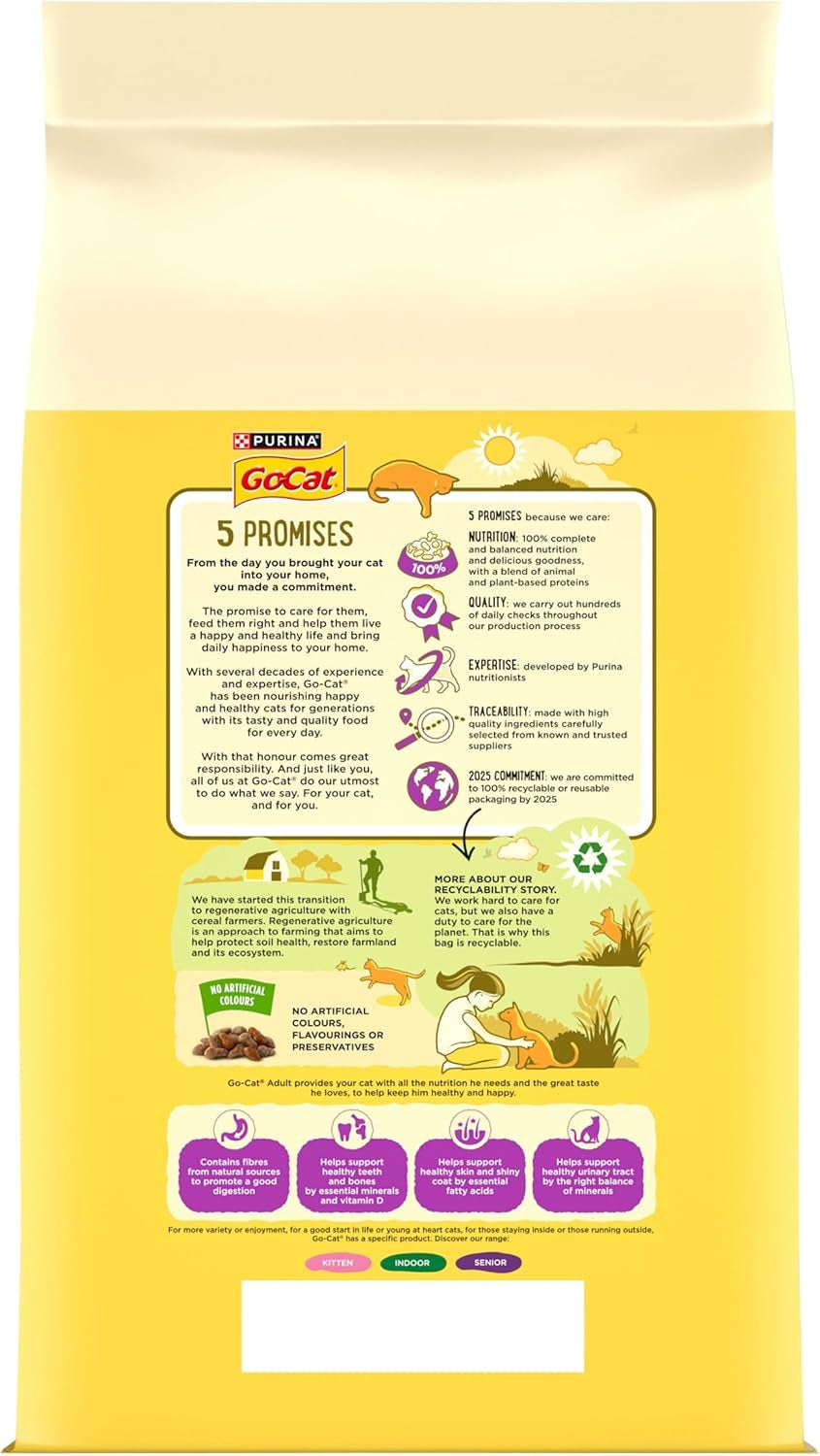 Chicken and Duck Dry Cat Food 10Kg