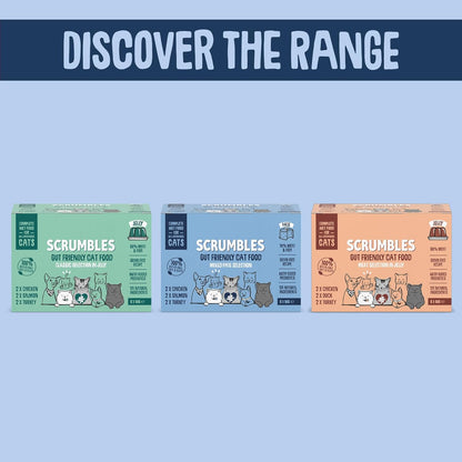 Scrumbles Wet Cat Pate Classic Selection 6 X 80G