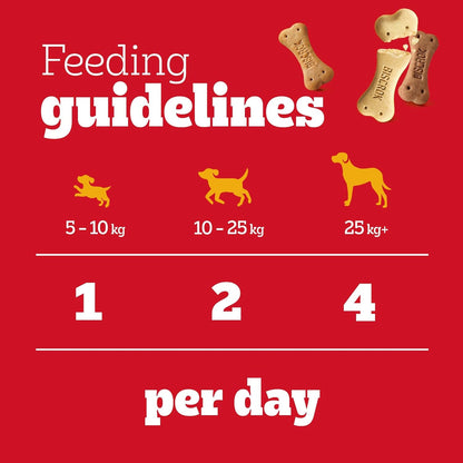 Biscrok Multi Mix - Dog Treats - Bone-Shaped Biscuits - 500 G