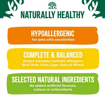 Hypoallergenic Dry Dog Food for Adult Small Breed Turkey & Rice 1.5 Kg