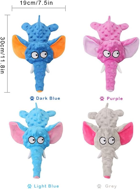 Elephant Dog Toy - Durable and Interactive 
