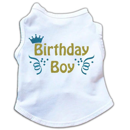 Birthday Boy Pet T-Shirt~ Dog or Cat Tee ~ Clothes