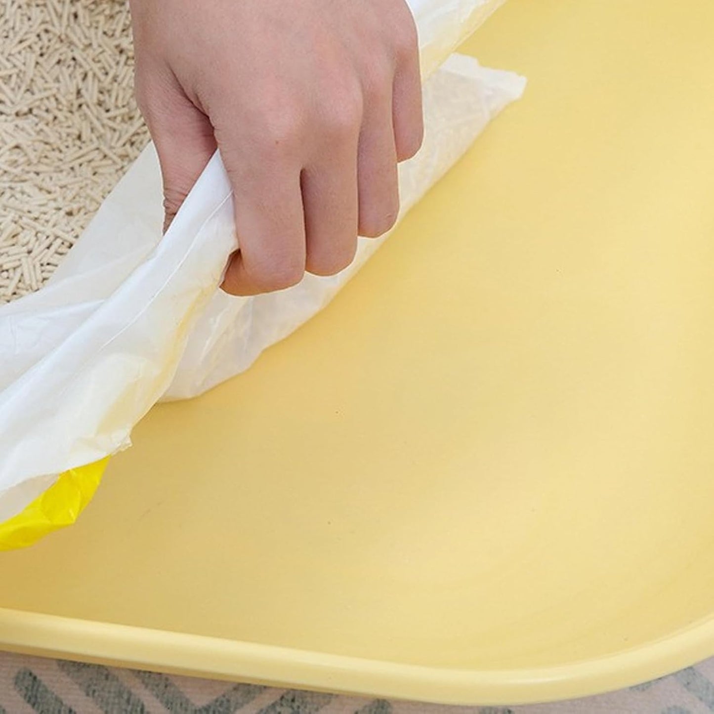 20 Pcs Cat Litter Tray Liners, 94X45Cm Litter Tray Liners, Cat Litter Liners, Tear-Resistant Cat Litter Bags, Cat Tray Liners, Large Cat Litter Tray Liners for Medium and Large Litter Box