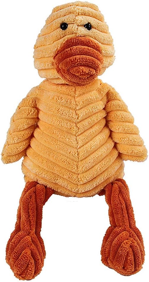 Duck Dog Toys for Small Dogs Squeaky Soft Dog Toy Plush Puppy Chew Toy (Duck)