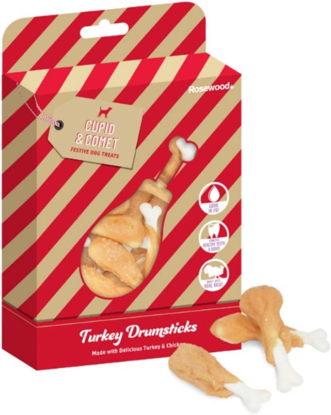 Christmas Dog Treats (TURKEY DRUMSTICKS DOG TREATS 160G)
