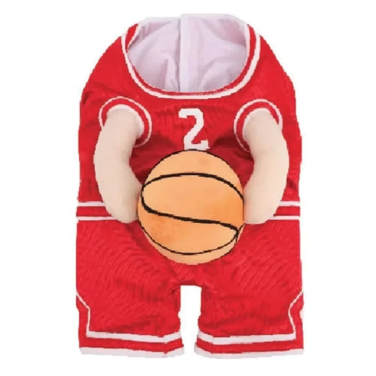 Cute Dog Basketball Costume Halloween Cosplay S/M/L Pet Decoration Clothes Holding Ball Breathable Puppy Player Costume Funny