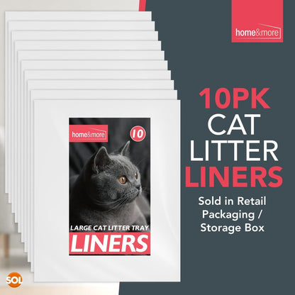 Extra Large Cat Litter Tray Liners 56X70Cm Bags Pack Kitten Hygienic Disposable