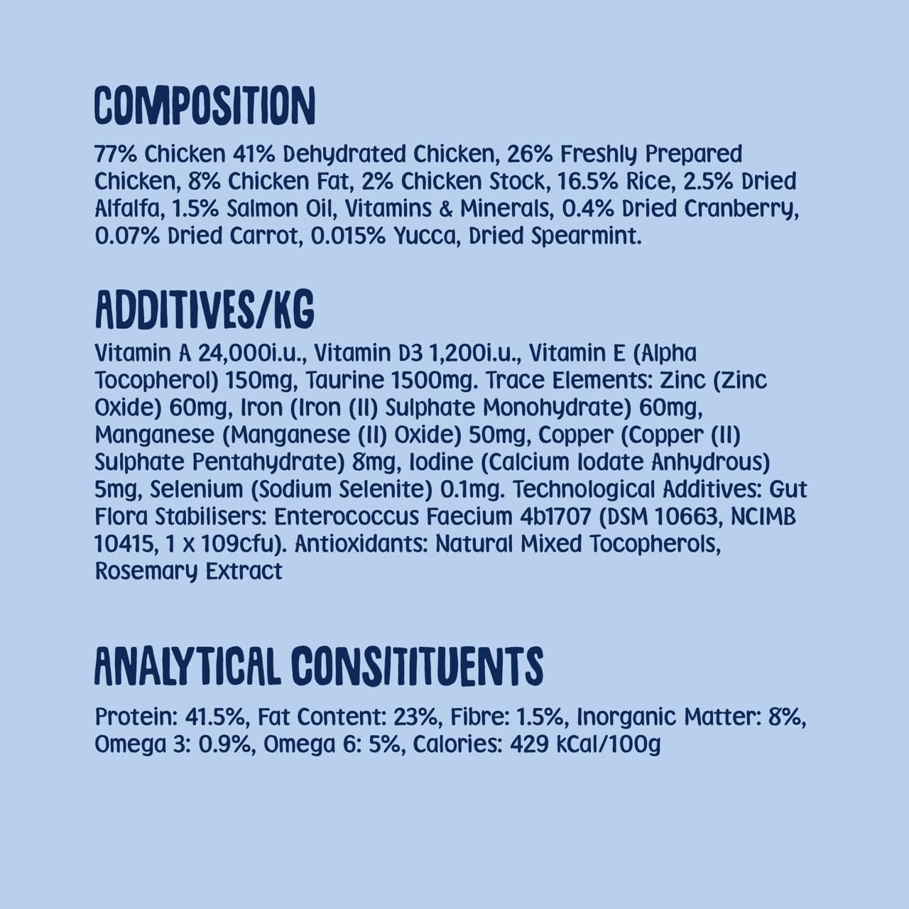 Scrumbles All Natural Dry Kitten Food with 77% Chicken, High Protein Food for Growing Kittens, 2.5Kgpackage May Vary