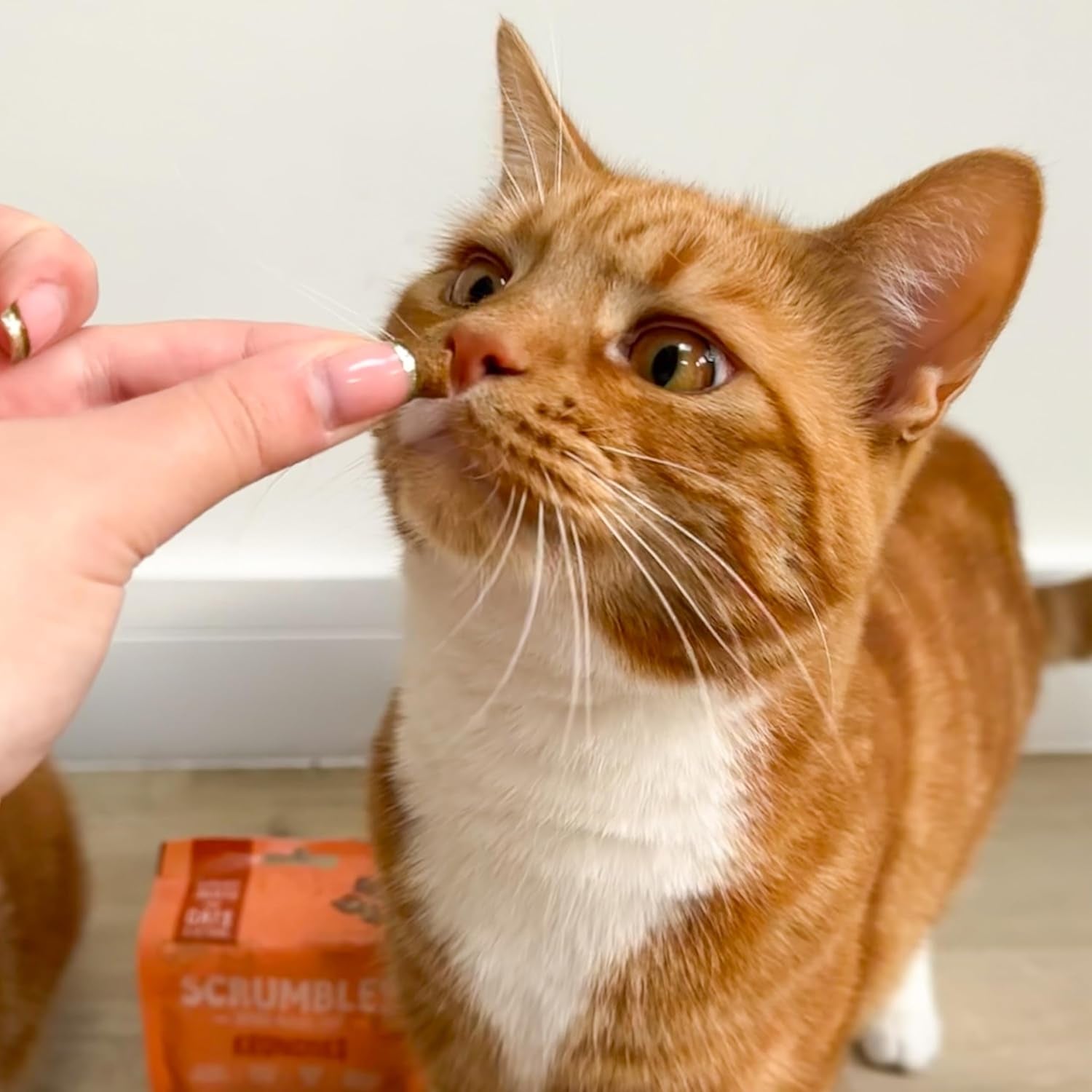 Scrumbles Chicken Krunchies, Pillow Cat Treats, 60G