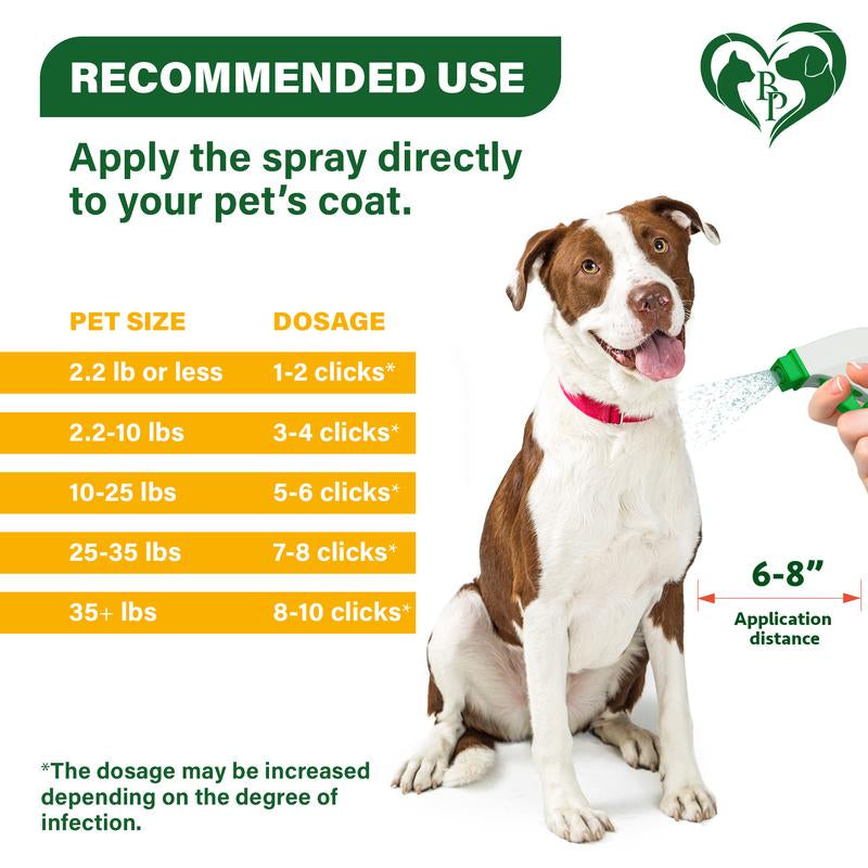 Natural Flea and Tick Home Spray for Dogs, Cats & Ferret