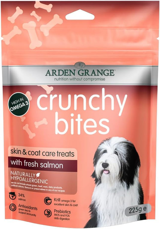 Crunchy Bites Salmon Dog Food, 225 G