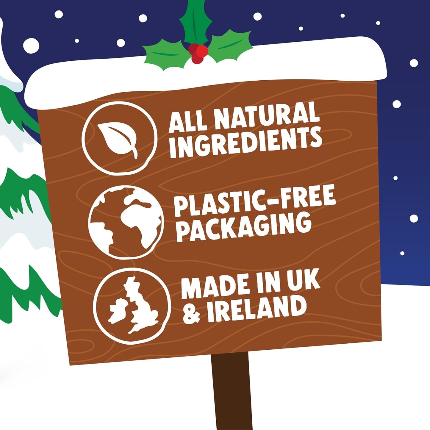 Jumbo Christmas Dog Advent Calendar 2025 - All Natural Christmas Dog Treats - 292G