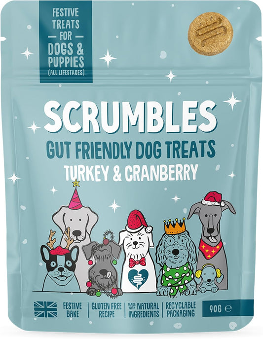 Scrumbles Turkey Cranberry Softies Dog Treats 