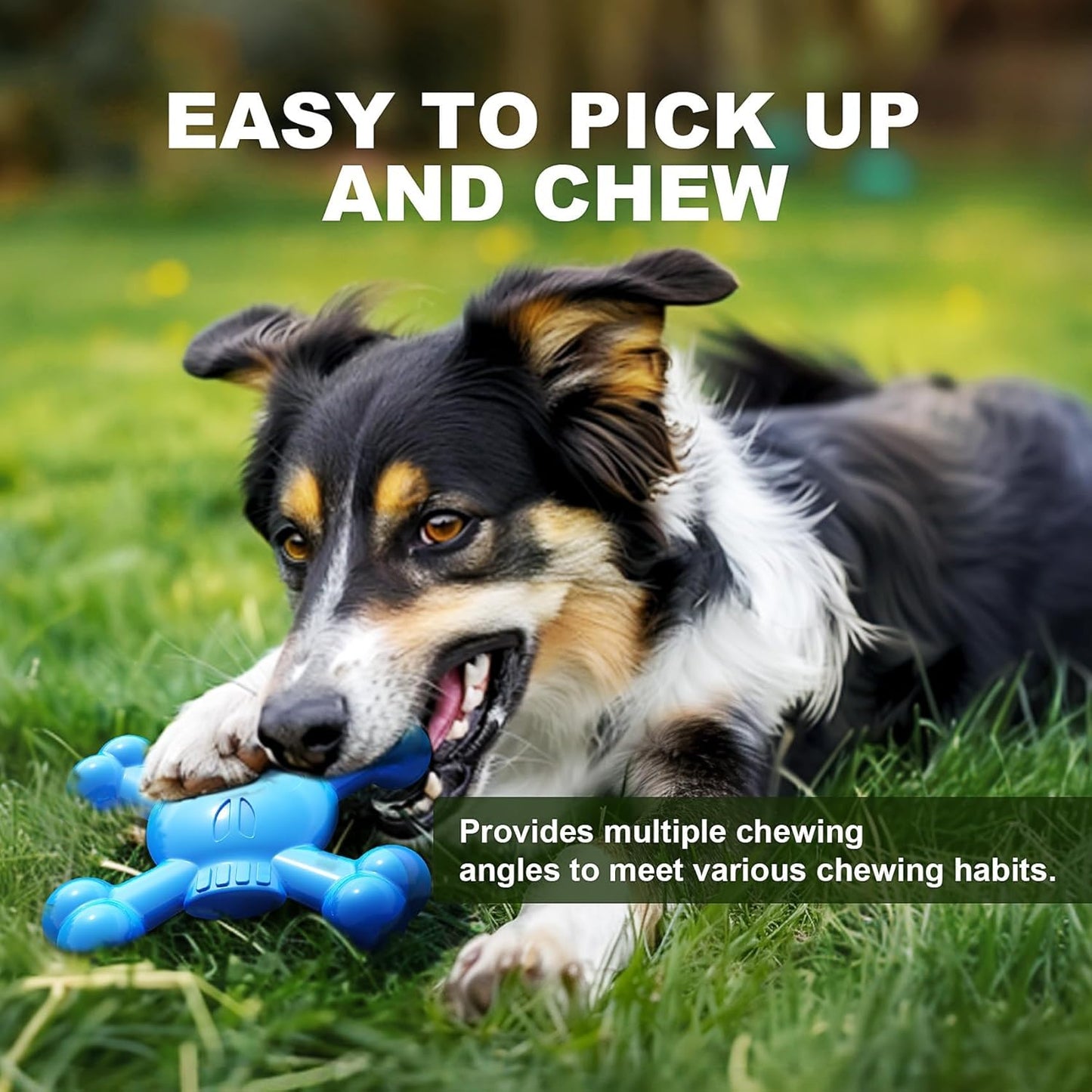 Dog Chew Toys for Aggressive Chewers - Tough Dog Toys- Durable Nylon Dog Bones Toy for Large Medium Breed, Super Chewer- Dog Gifts