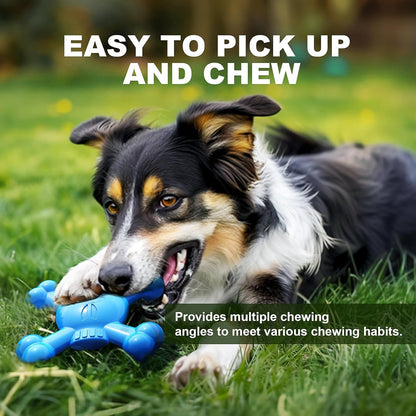 Dog Chew Toys for Aggressive Chewers - Tough Dog Toys- Durable Nylon Dog Bones Toy for Large Medium Breed, Super Chewer- Dog Gifts
