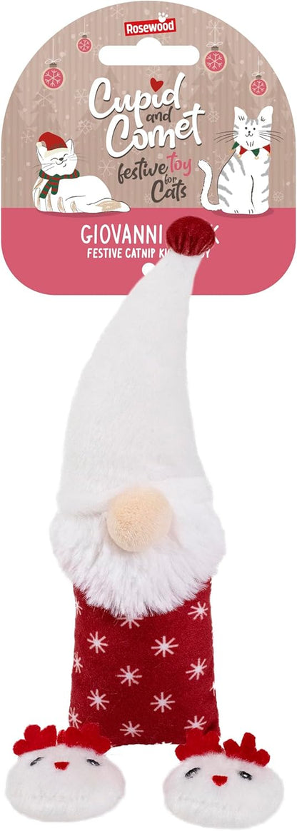 Festive Christmas Cat Toy - Interactive Teasers, Multitextured Balls, Cute Toys (Giovanni Gonk)