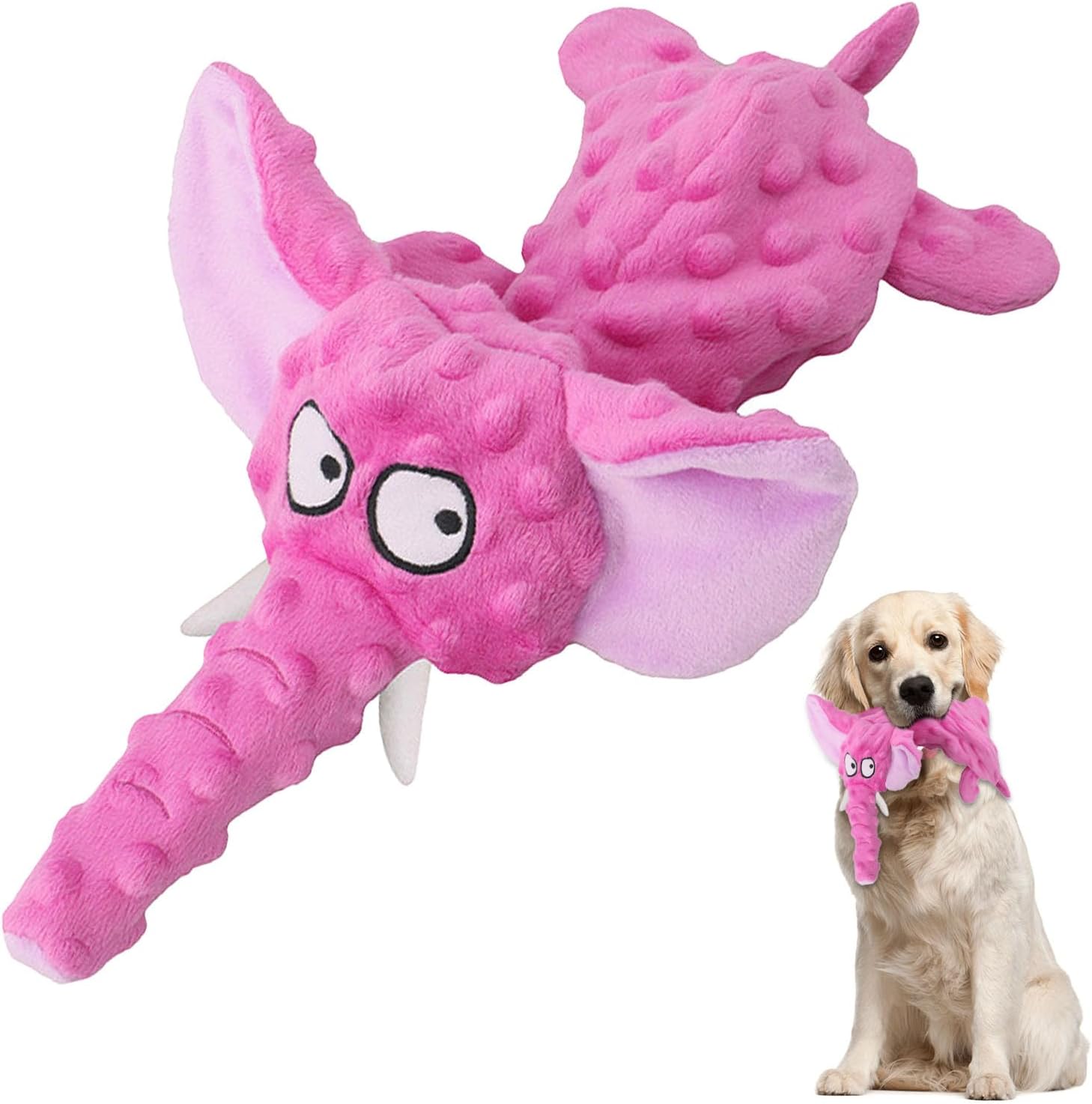 Elephant Dog Toy - Durable and Interactive 