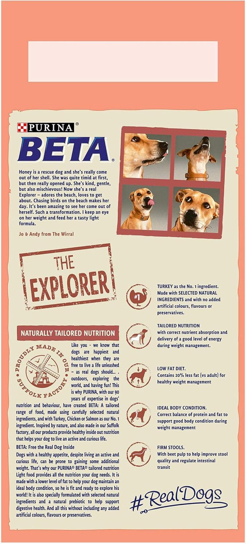 Light Adult Dry Dog Food Turkey 2Kg