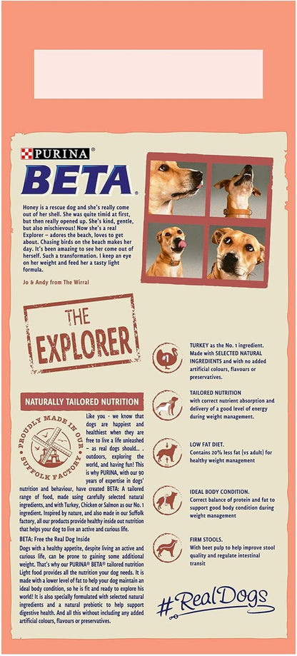 Light Adult Dry Dog Food Turkey 2Kg