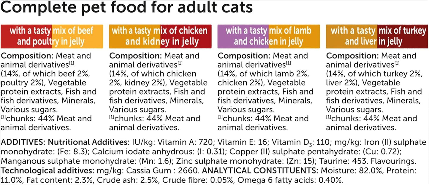 Felix Doubly Delicious Countryside Selection in Jelly Wet Cat Food 40X85G