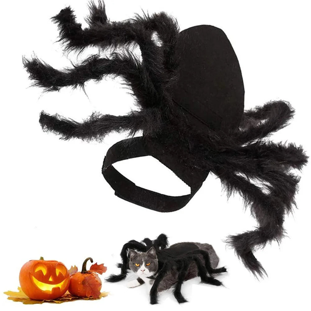 Halloween Spider Clothes for Pet Dog Cat Spider Costumes Dressing up Pet Clothes Pet Halloween Props Party Clothing Accessories