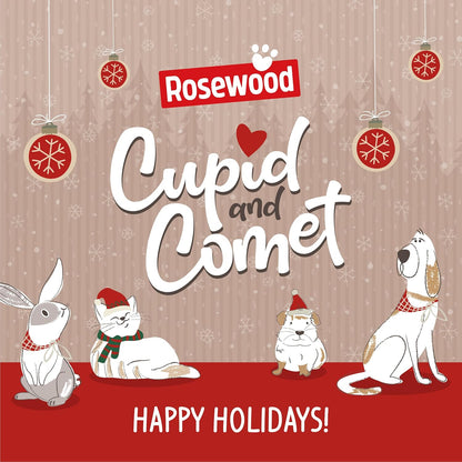 Cupid & Comet Christmas Dinner & Toys Stocking Gift, Dog Treats (Pack of 2)