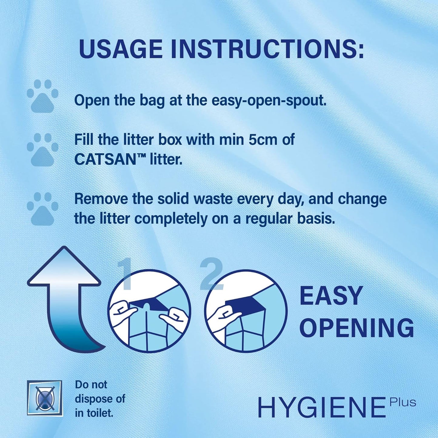 Catsan Hygiene plus Non-Clumping Adult Cat Litter and Kitten Litter - 20L - 100% Natural and Absorbent